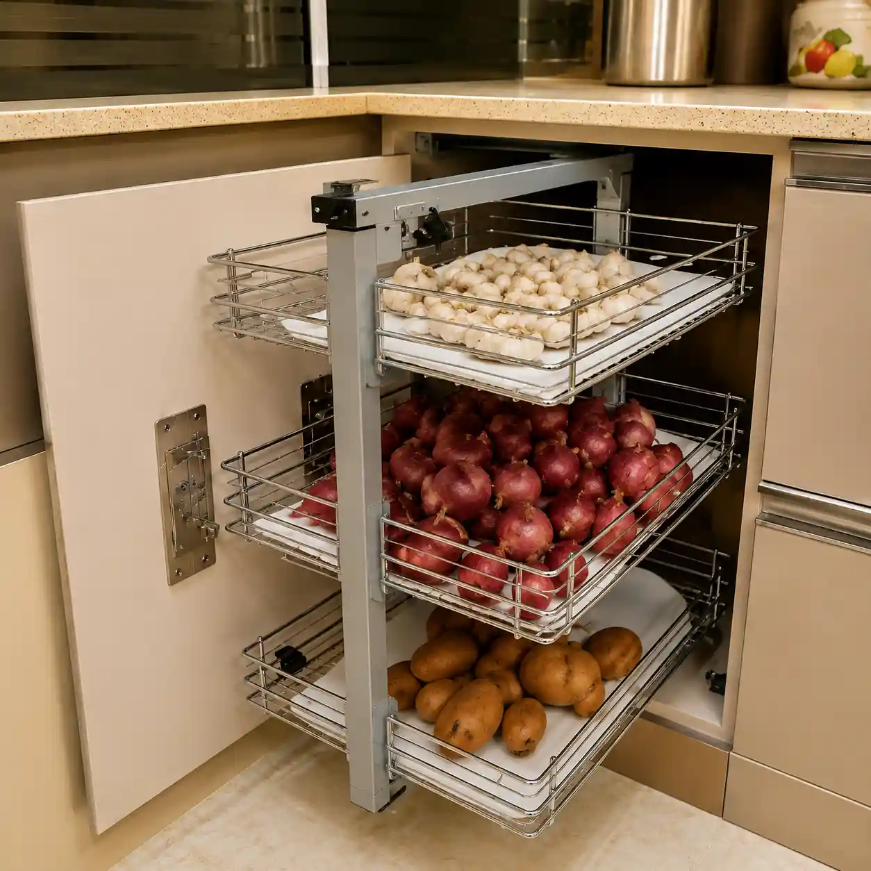 Magic Corner Kitchen Storage Basket